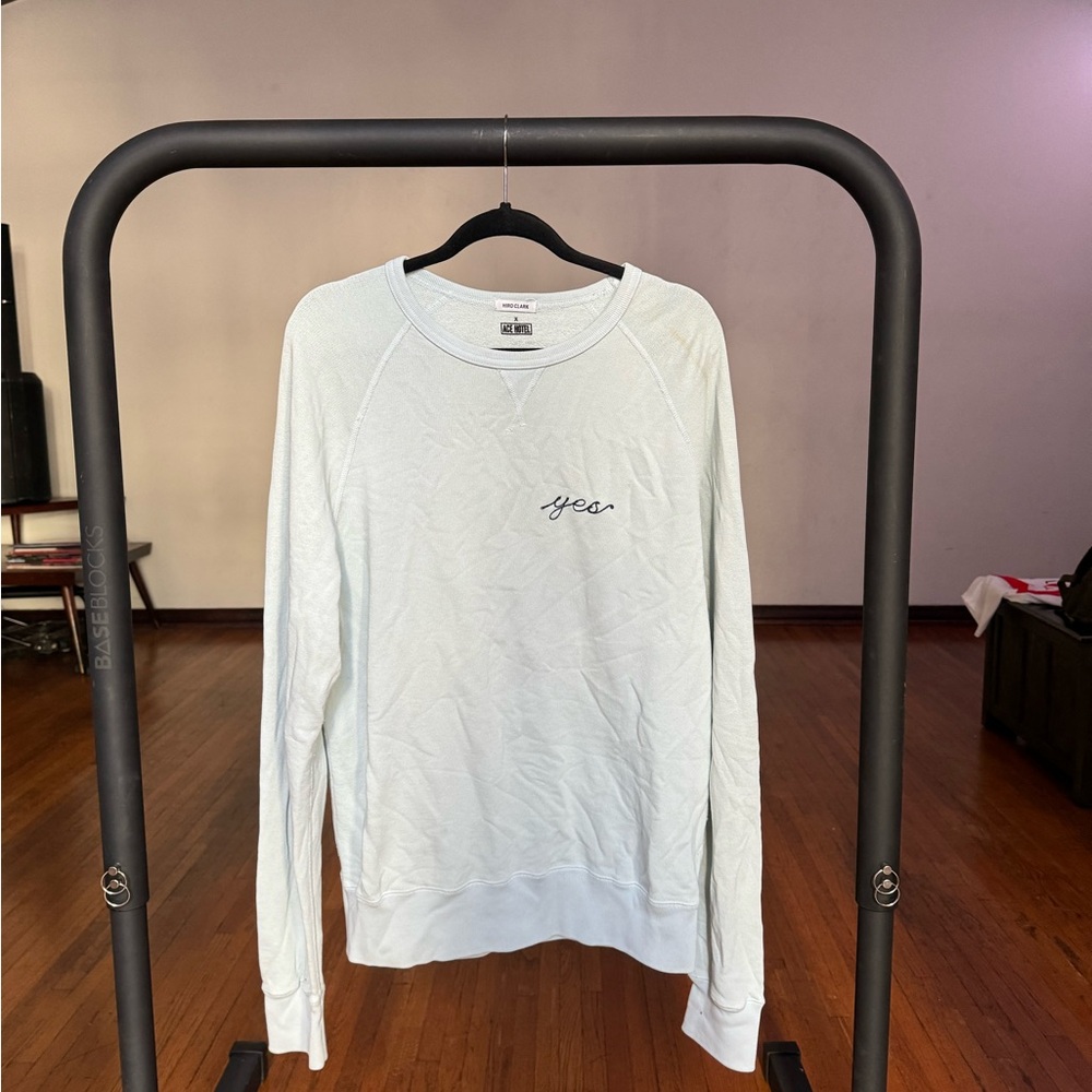 2 hiro Clark sweaters and 1 sleeveless hoodie